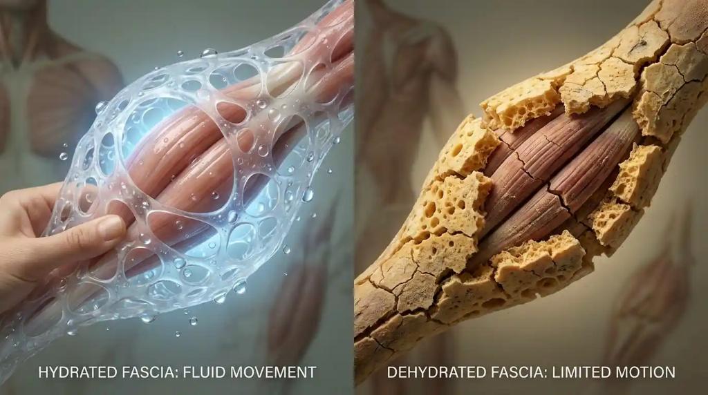 Pohyb fascie hydratovaná a vysušená1